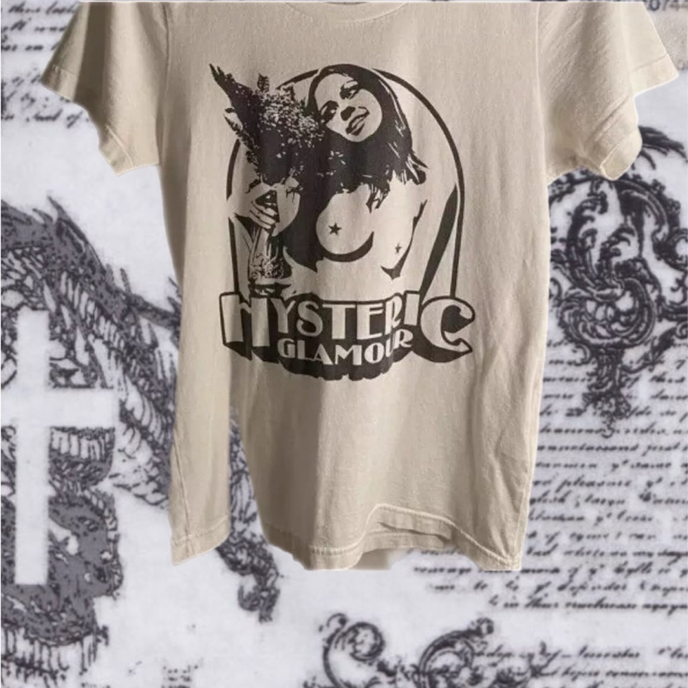 Hysteric glamour y2k style shirt